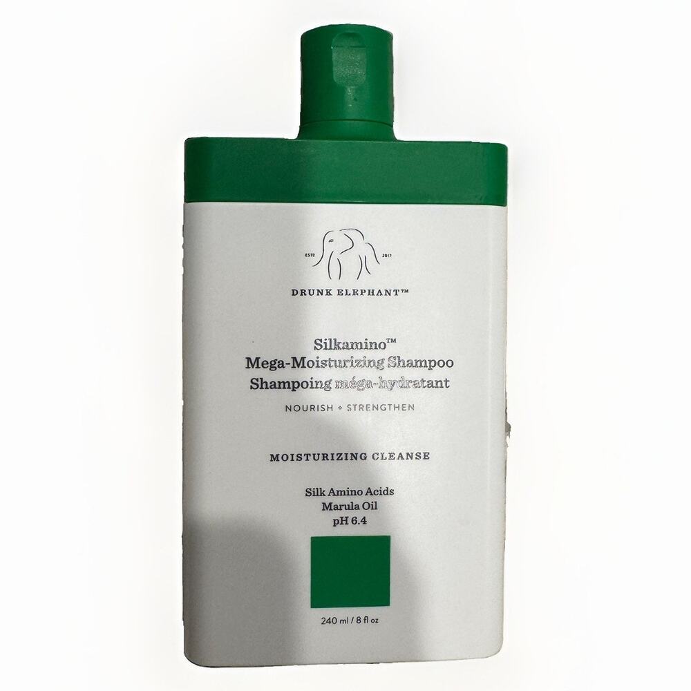Drunk Elephant Silkamino™ Mega-Moisturizing Shampoo 8oz NEW Sealed Bottle